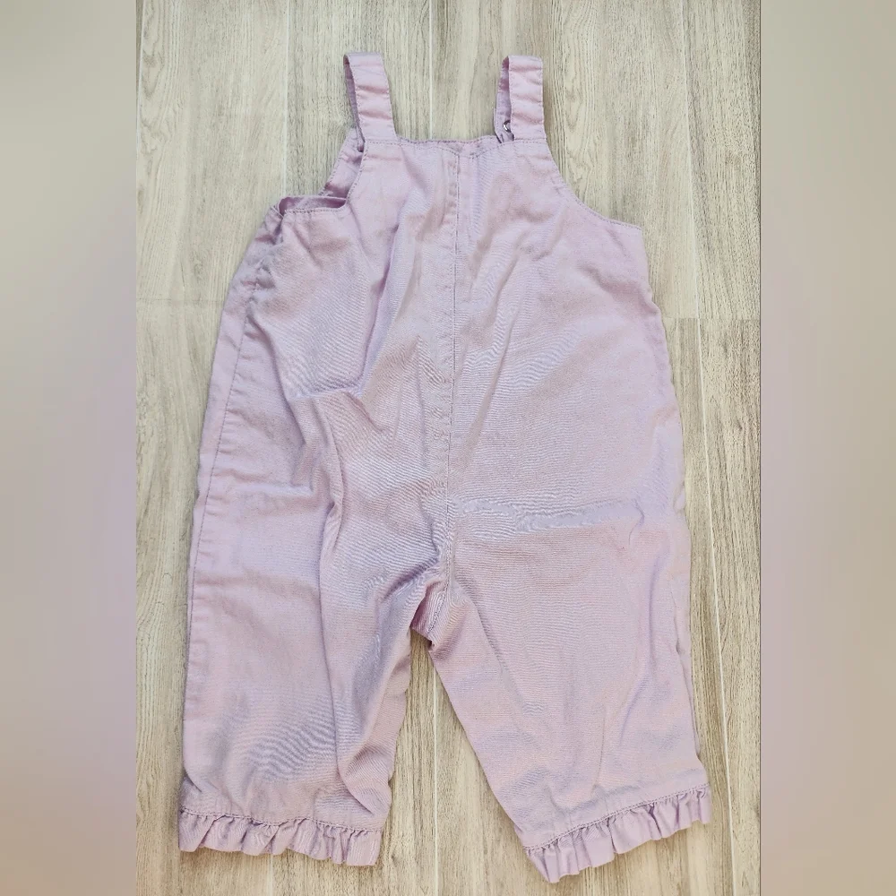 Vintage Carter's 6 Month Light Purple Baby Overalls